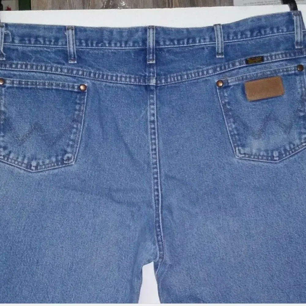 Wrangler Regular Fit Jeans Size 42x30 100% Cotton